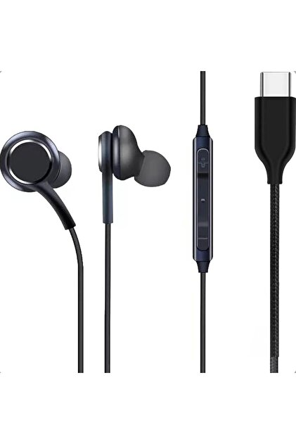 WHITE XXX-28 A34 USB C Headphones Type C Earphones