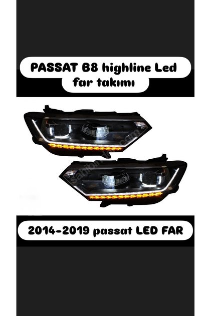 Passat b8 highline Led far takımı