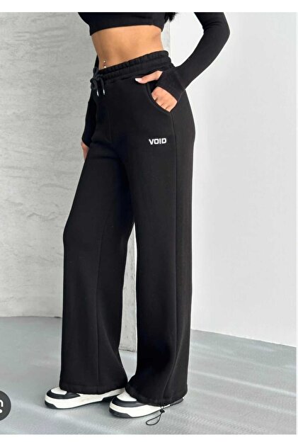 WEARTEX 3 İplik Void Baskılı Baggy Kadın Eşofman Altı - Fiyatı