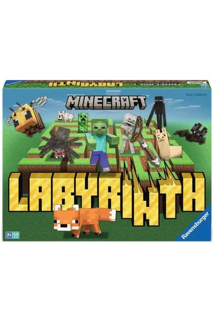 Minecraft Labyrint, desková hra Ravensburger, vícejazyčné provedení RO