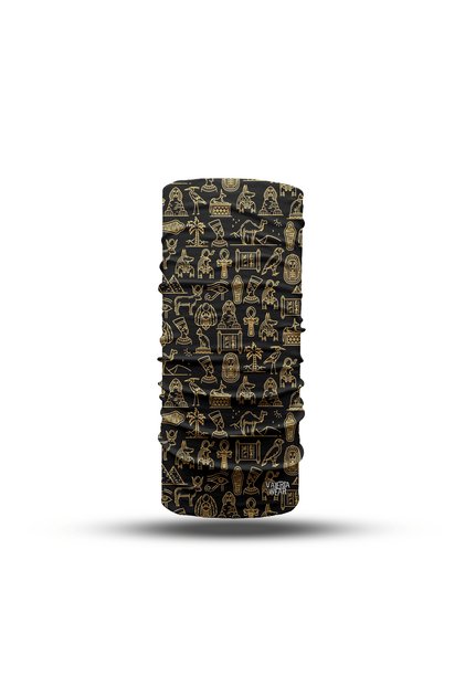 The Pharaoh's Legacy Patterned – Biker Mask, Neck Gaiter, and Bandana | Outdoor & Camping Accessory