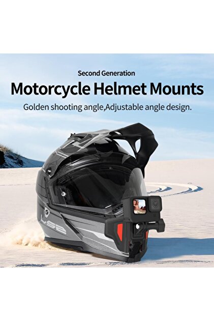 TELESIN Helmet Chin Mount for GoPro & DJI Action Cameras