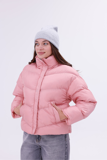 -Regular Filling, Water Repellent, Inflatable Women's Coat Rbw-310