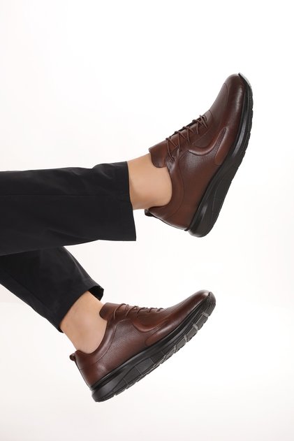 Men's Lightweight Comfortable Sole Casual Shoes Af.3659 Brown