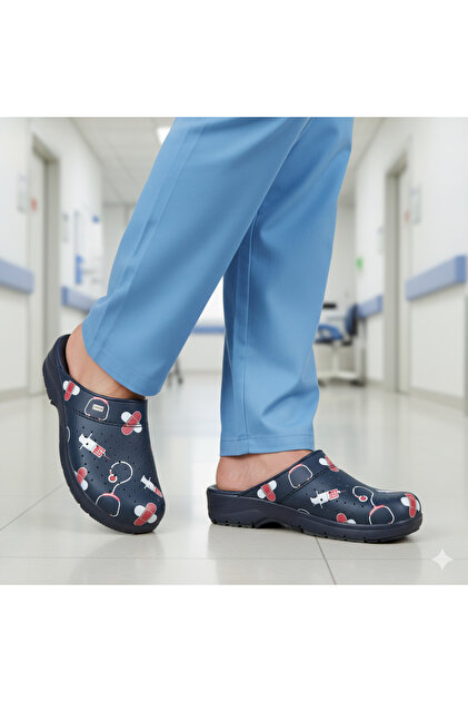 Ceyo 9926-4 Kaydırmaz Taban Ortopedik Unisex Nefes Alabilen Doktor
