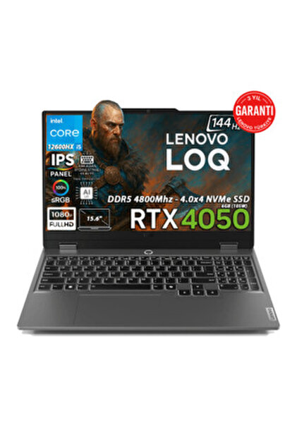 LENOVO LOQ Intel Core i5-12600HX 24G 512GB SSD RTX4050 15.6