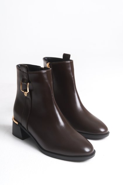 Asu Women's Buckle Detailed Boots A006-K9788