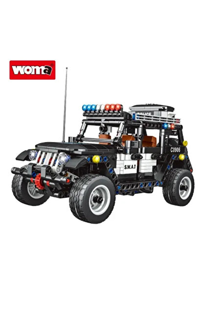 Amazon'un SWAT Özel Polis Araç Modeli TuğlaYapı Blok Set:787 PARÇA