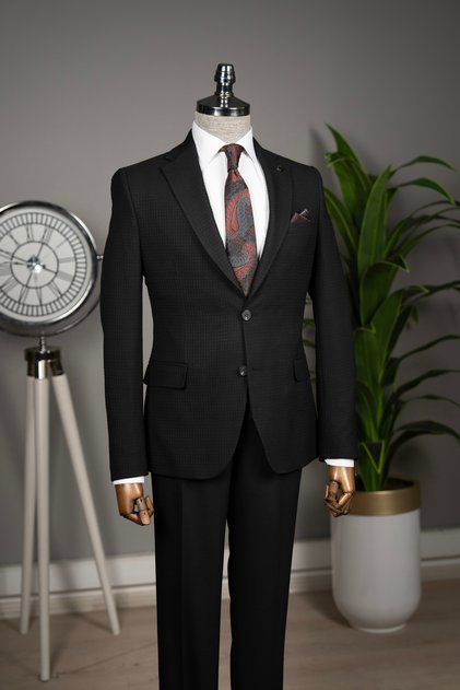 Tailor Ayhan Slim Fit Mono Collar Classic Jacket
