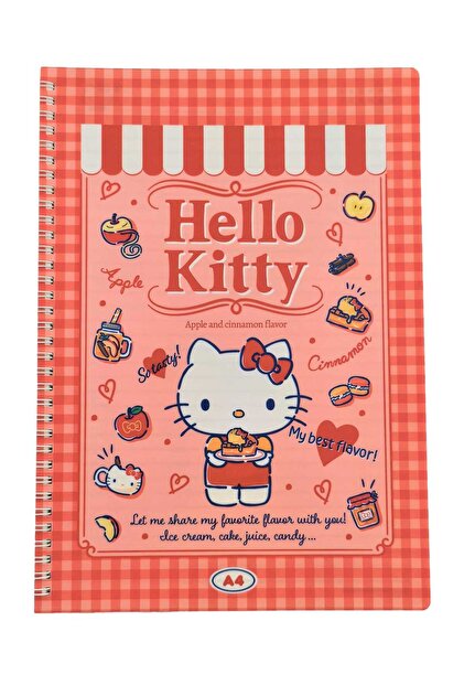 SANRIO Lisanslı Hello Kitty Retro Koleksiyonu A4 PP Tel Ciltli