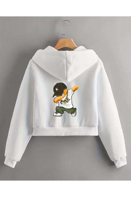 Teddy Bear Printed Jacket for Boys