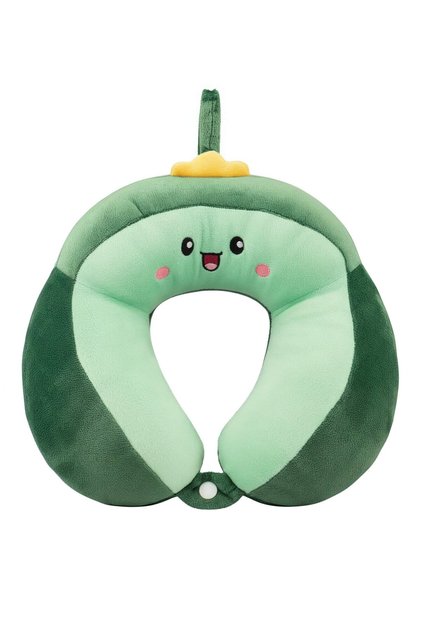 Kids Dino Figürlü Boyun Yastığı – Yumuşak Doku, Çıtçıtlı Tasarım ve Ergonomik Konfor