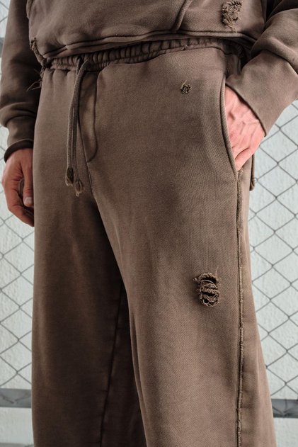 Effective Washable Jogger Brown Pants