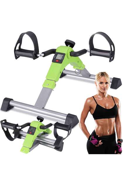 Bicicleta de recuperare, pliabila, brate si picioare, rezistenta ajustabila, bidirectionala, 100 kg
