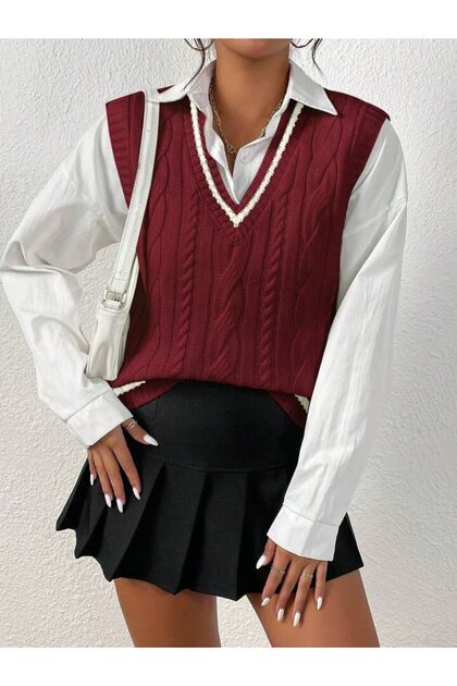 Trend Women's Tricot Knitted Sweater