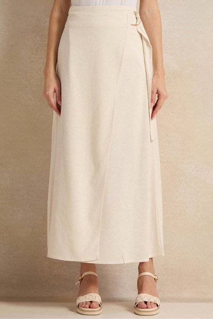 Women Beige Skirt