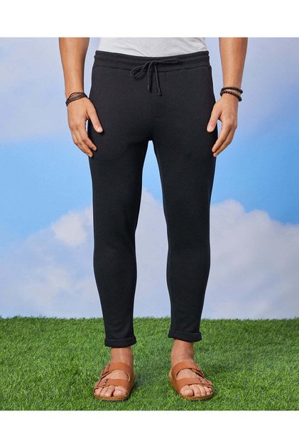 Men Black Smart Trousers