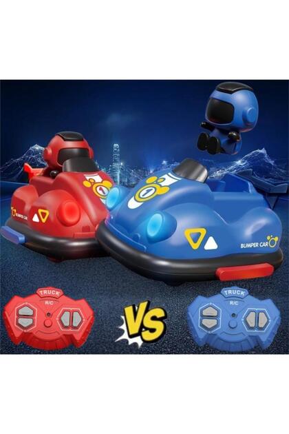 Tıfıl Toys Şarjlı Işıklı 1v1 Kumandalı Oyuncak Çarpışan Oto