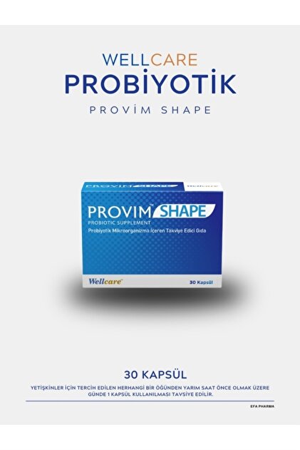 Wellcare Provim Shape 30 Kapsül - Fiyatı, Yorumları