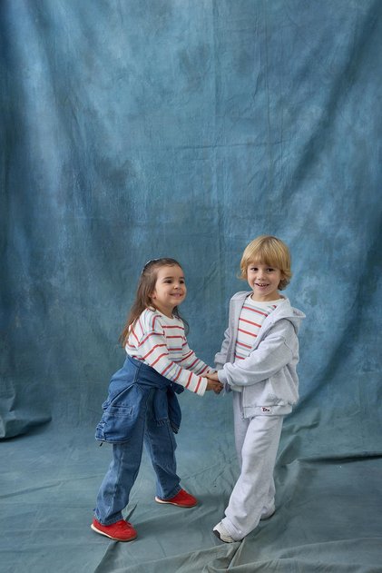 Zippered Sweat Suit - Gray