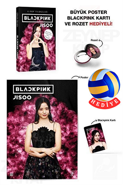 Parodi Yayınları K-POP Yıldızları Blackpink JISOO(Voleybol Topu