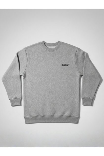 Basic 3 Thread Extra Thick Winter Sweatshirt | Fleece-Lined Cotton Crew Neck | Melanj