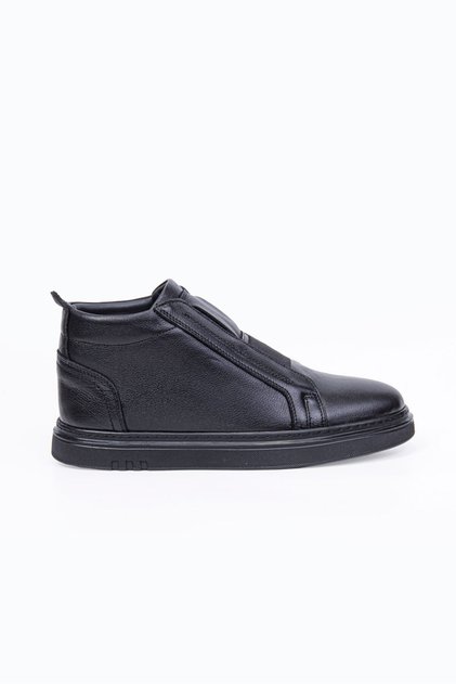 Notte Black 100% Genuine Leather Men's Boots