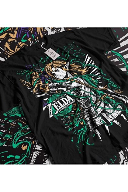 l'eivor The Legend of Zelda Baskılı Pamuk T-shirt - Fiyatı, Yorumları