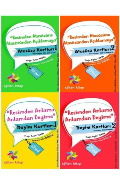 Resimli Atasözleri -Deyimler Kartları 1 -2 SET