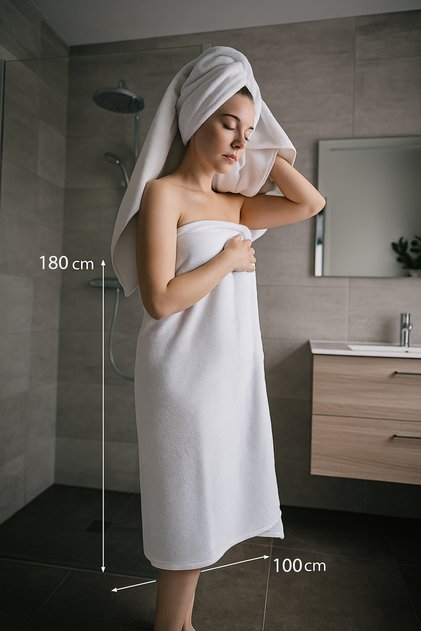 PREMIUM İPEKSİ BÜYÜK BOY %100 PAMUK BANYO HAVLUSU 100x180