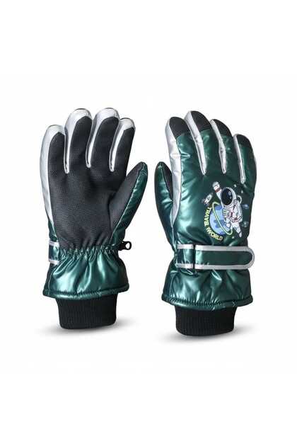 9-15 Years Old Boys' Inflatable Snow Ski Gloves