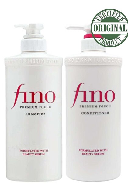 Fino Premium Touch Moisturizing Shampoo & Conditioner Set 550ml