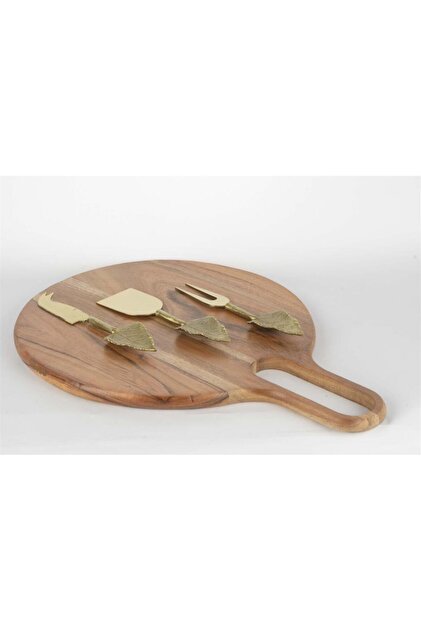 Bambu Gold Cheese Presentation Set 40X30Cm