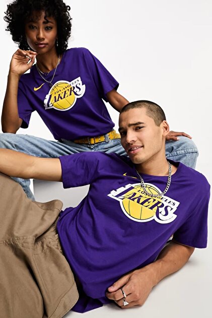 Nike Basketball NBA LA Lakers Unisex Team Logo Graphic T-shirt