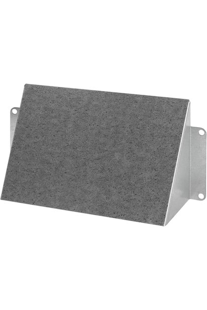 Capac de ventilație multifuncțional, deflector, oțel galvanizat, 14 x 7,6 cm, argintiu