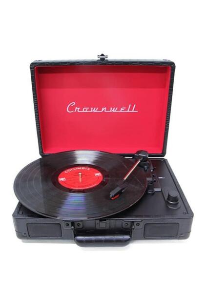 Crown Well Pikap Suitcase CR Series Siyah Elektronik Bluetooth