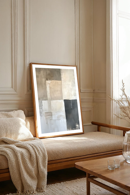 One Piece Wooden Framed Living Room Hall Kitchen Painting Tk2183
