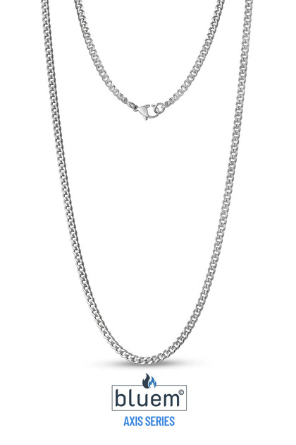 Axis Series Flow Nano 3 mm Men's Steel Chain Necklace