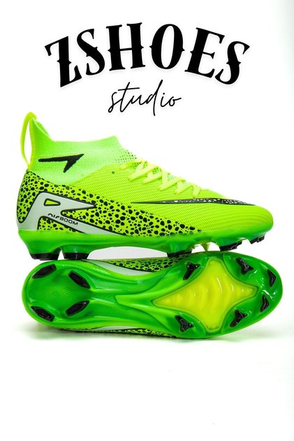 Unisex Tpu Imported Sole Flexible Premium Football Boots with Ankle/Stocking Support
