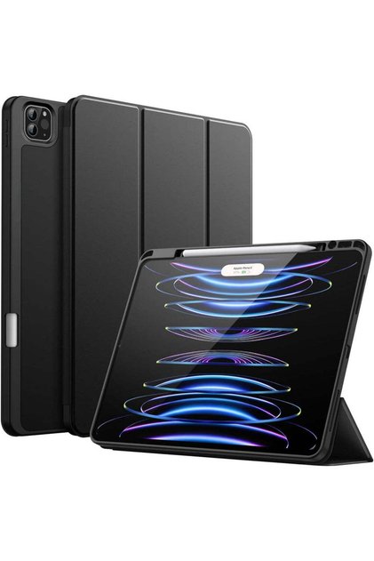 Husă Inteligentă iPad Pro 11 2022/2021/2020 11 ", Unghiuri Reglabile, Funcție Auto Sleep, Negru