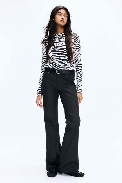 Flared Low Jeans