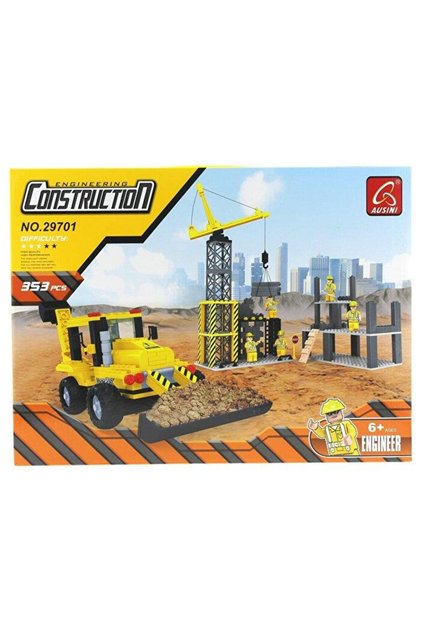 Construction Site Set 353 Pieces Building Block Toy