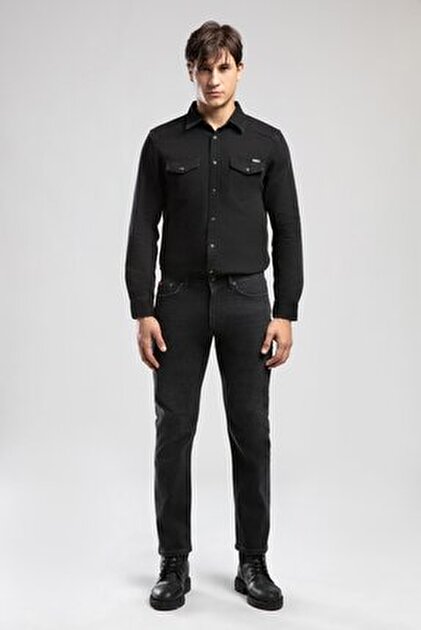 Lee Cooper Normal Bel Straight Siyah Erkek Denim Pantolon 261 LCM