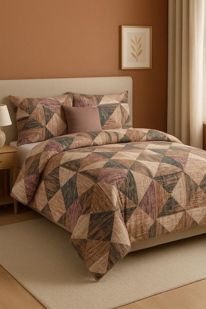 Premium Double Duvet Cover Set with Elastic Sheets | Dowry List | Duvet Cover | Sleeping Set