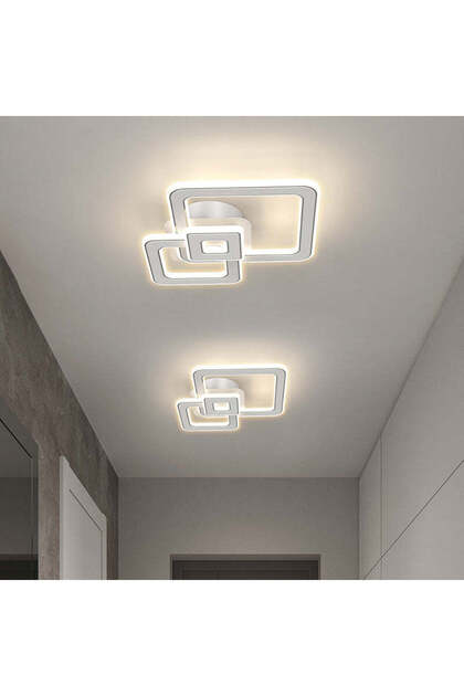Πολυέλαιος LED, Μοντέλο 8166-1, 3 Τύποι Φωτισμού, 50W, Λευκό