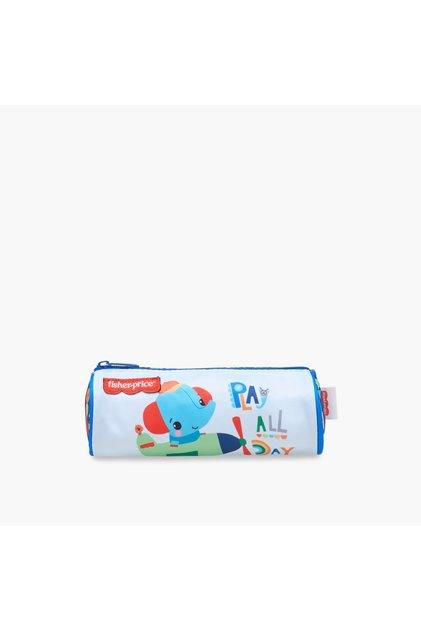 Fisher- Printed Pencil Pouch with Zip Closure
