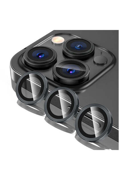 Folie Protectie Lentile Camera iPhone 13 Pro/13 Pro Max, HD, Anti Zgarieturi, Anti Socuri, Argintiu