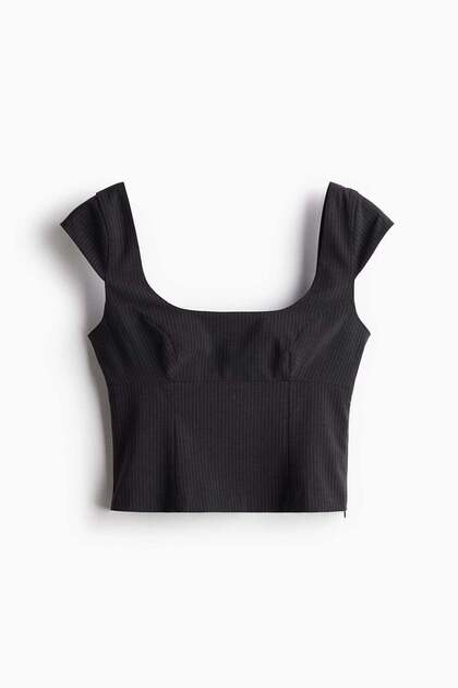 Cap-sleeved top