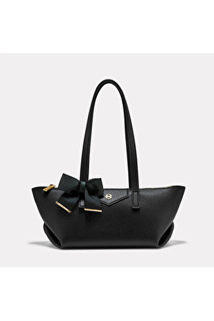 Black Ribbon Swan Tote Bag Kadın Omuz Çantası - Fiyatı, Yorumları