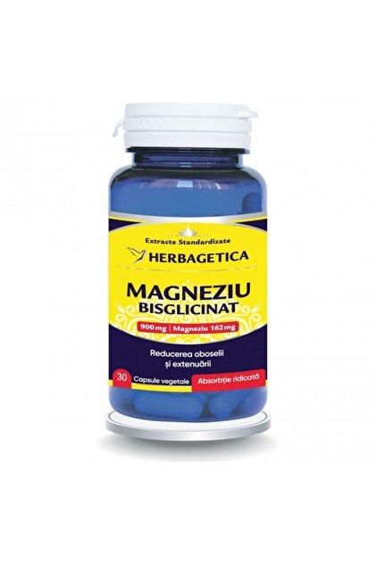 Bisglicinat de magneziu - 30 capsule -